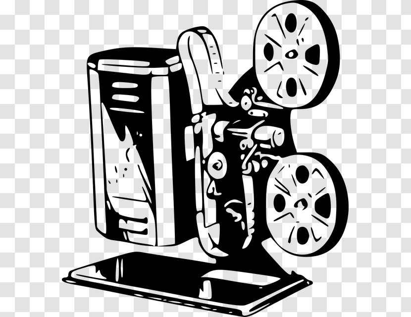 Movie Projector Film Clip Art - Logo Transparent PNG