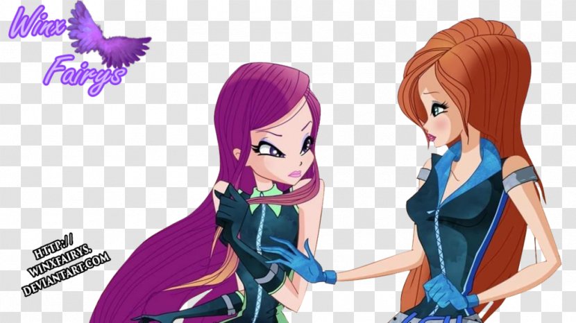 Aisha Hair Coloring Long Winx Club - Flower - Season 7Blooms Transparent PNG