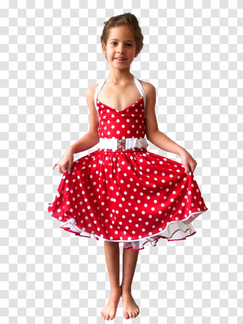 Polka Dot Dance Costume Skirt Dress - Tree Transparent PNG