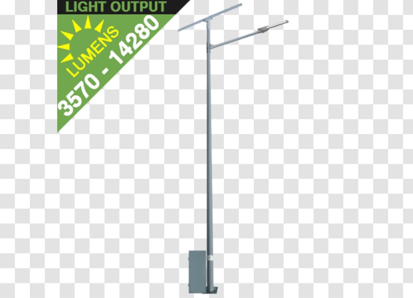 LED Street Light Solar Lamp - Power Transparent PNG