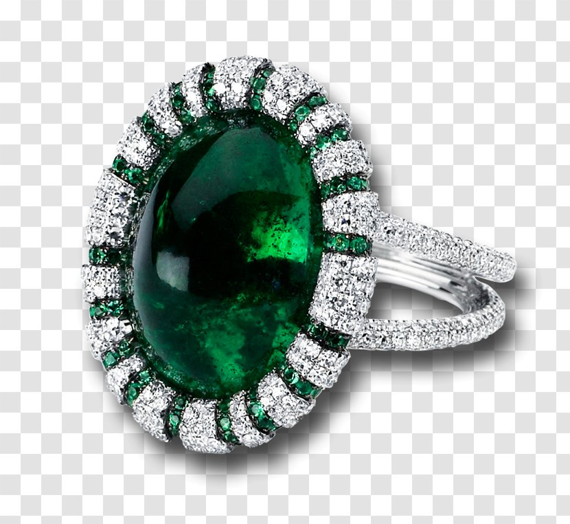 Emerald Earring Engagement Ring Jewellery Transparent PNG