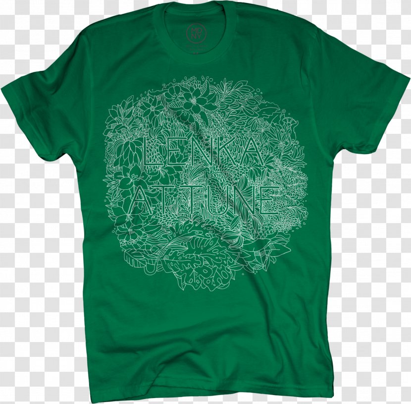 T-shirt Moon Star Pie Sleeve Green - Lisa Loeb - Shine Shirt Transparent PNG