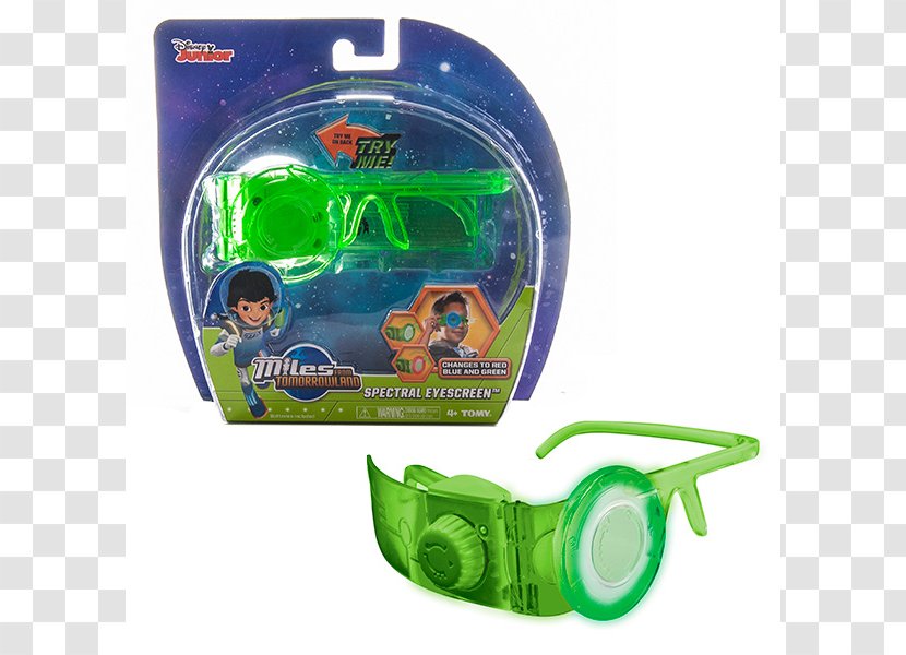 Toy TOMY Miles From Tomorrowland Spectral Eyescreen Glasses Stellosphere Questcom - Plastic Transparent PNG