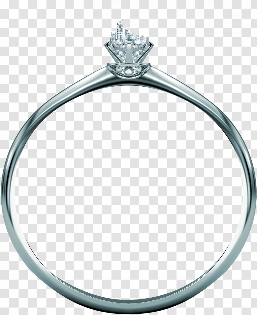Ring Gold Crystal - Silver - City Building Transparent PNG