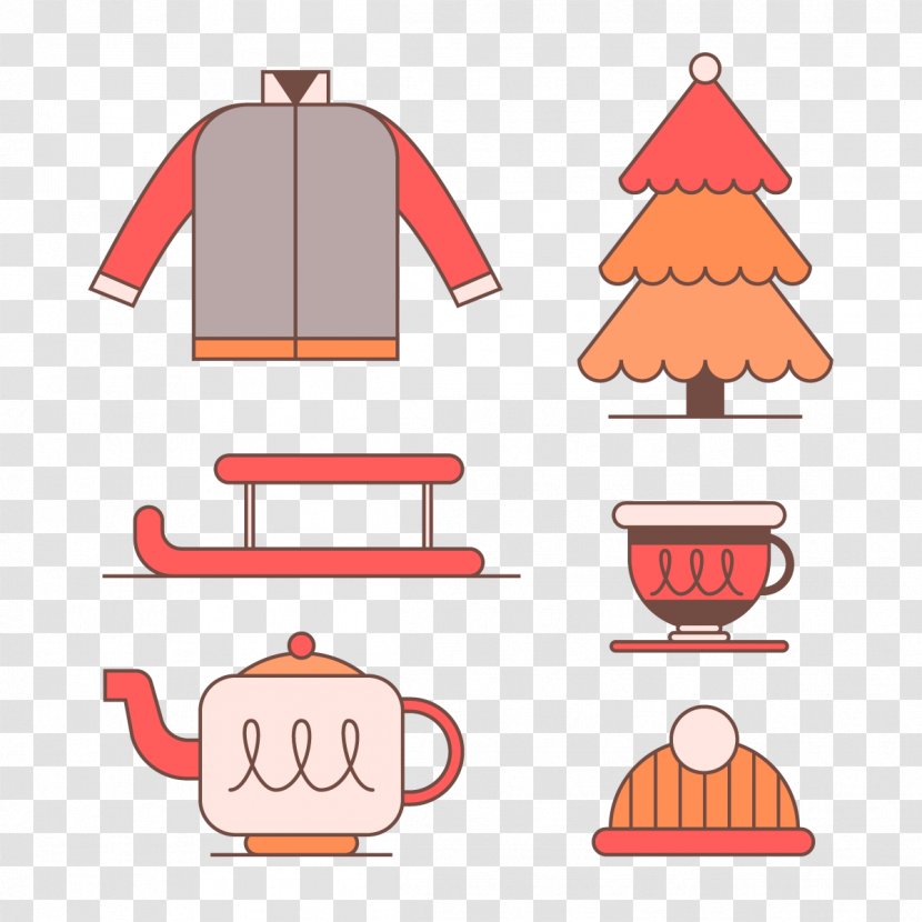 Clothing Winter - Christmas Decoration - Vector Clothes Transparent PNG