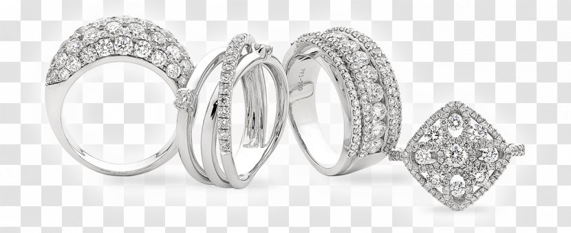 Earring Wedding Ring Body Jewellery Silver - Rings - Gr Transparent PNG