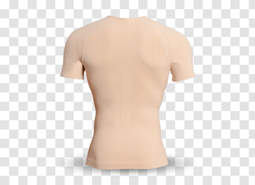 T-shirt Shoulder Beige - Silhouette Transparent PNG