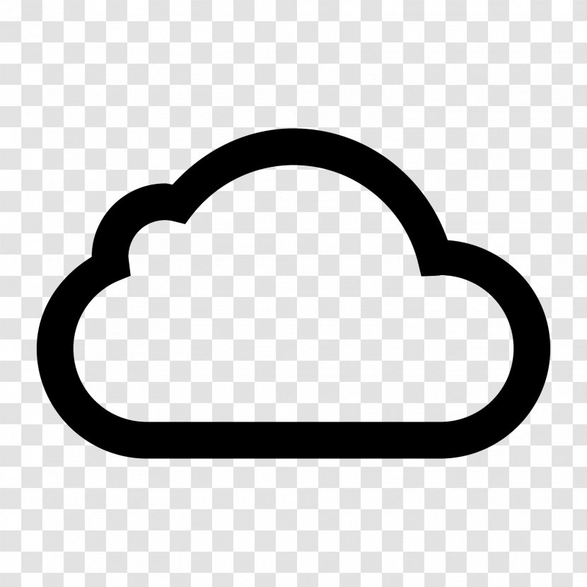 Cloud Computing Icon Design Storage Download - Black Transparent PNG