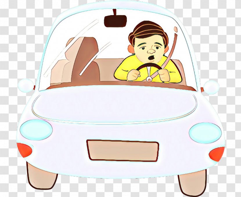 Child Cartoon - Driving Car Transparent PNG