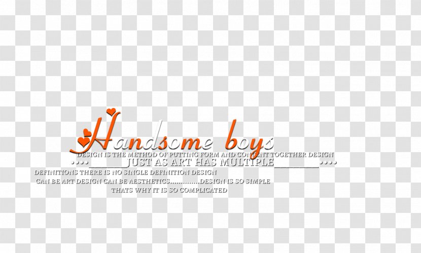 Logo Brand - Orange - Photoscape Effects Transparent PNG