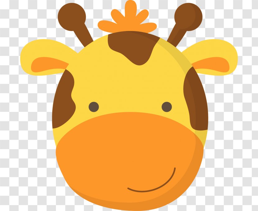 Giraffe Cartoon - Snout Smile Transparent PNG
