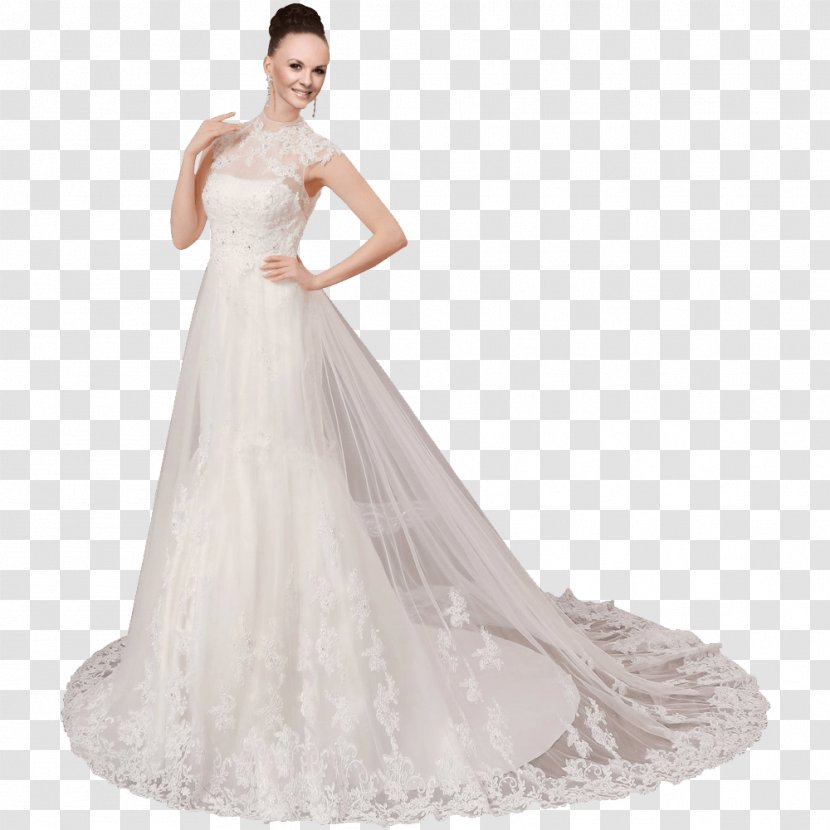 Wedding Dress Ball Gown - Frame Transparent PNG