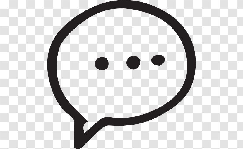 Speech Balloon Text - Smiley Transparent PNG