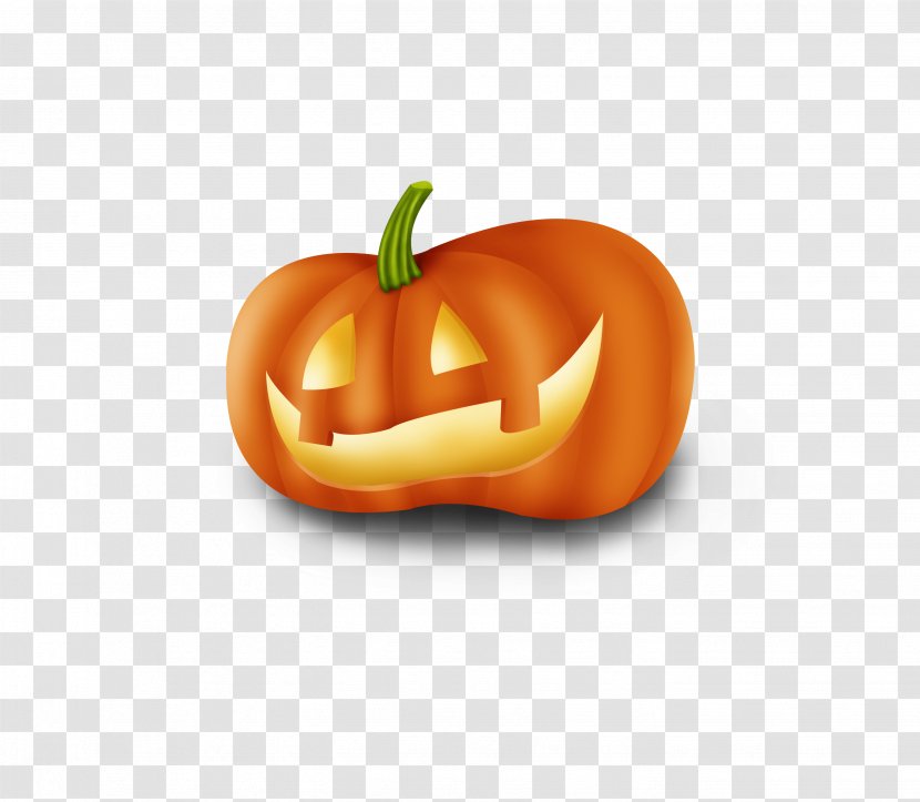 Pumpkin Calabaza Halloween Jack-o-lantern - Orange - Horror Head Transparent PNG