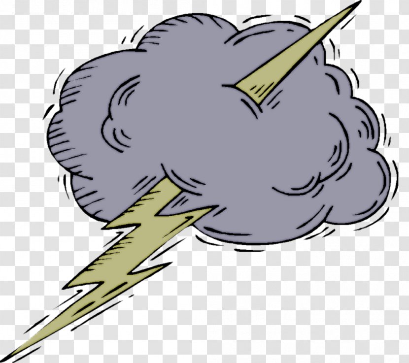 Thunderstorm Cloud Clip Art - Rain - Lightning Transparent PNG