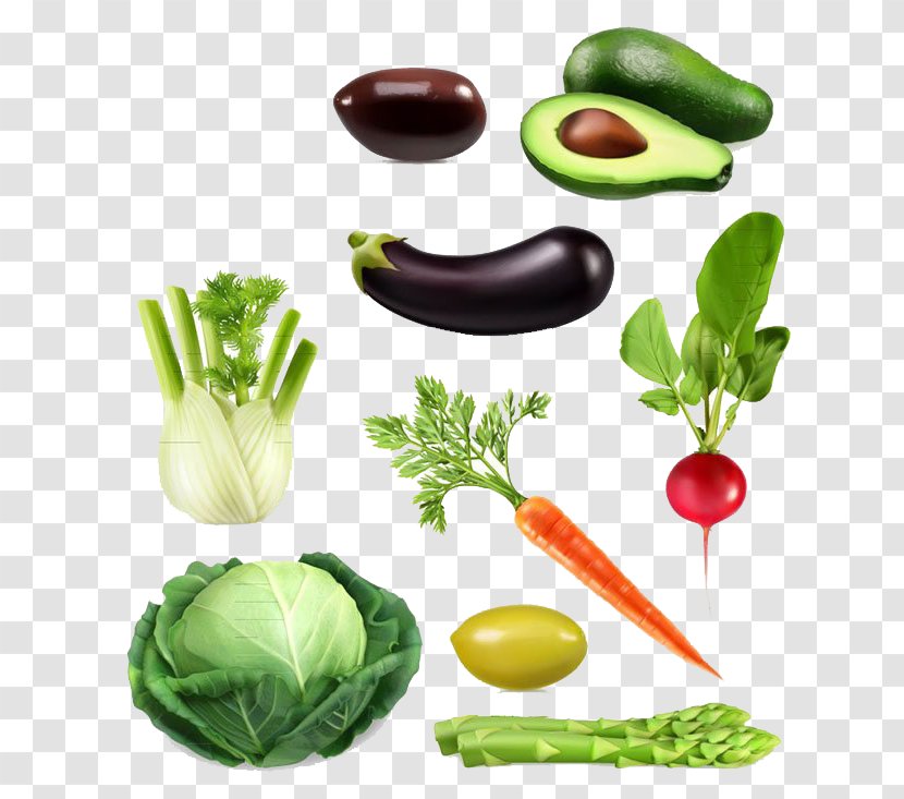 Vegetable Fruit Auglis Food - Salad - Green Vegetables Transparent PNG