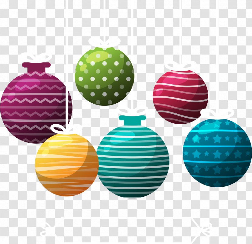 Bubble Shooter Christmas Balls Ornament - Easter Egg - Cartoon Ball Transparent PNG