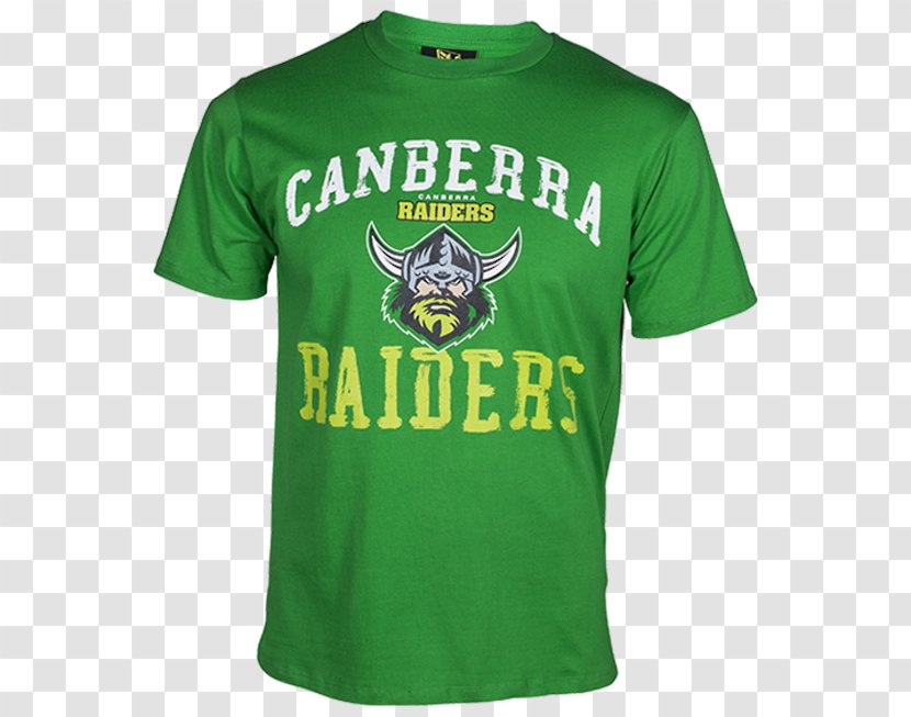 T-shirt Canberra Raiders Sports Fan Jersey Bluza - Logo Transparent PNG