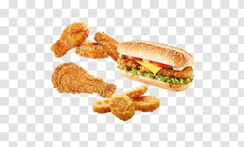 Chicken Nugget Fried Fingers American Cuisine - Frying - Burguer Combo Transparent PNG