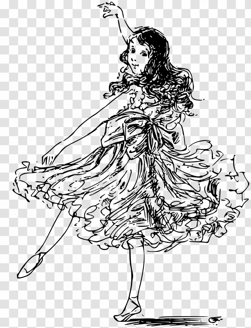 Book Illustration - Vintage Dance - Victorian Fashion Figure Drawing Transparent PNG