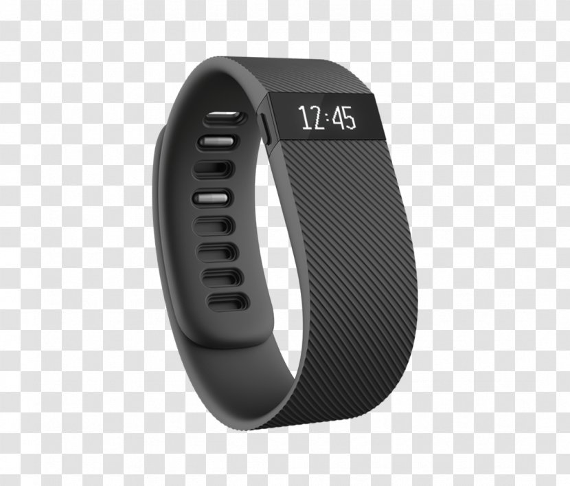 Fitbit Activity Tracker Physical Fitness Wearable Technology Heart Rate Monitor - Silhouette - Band Transparent PNG