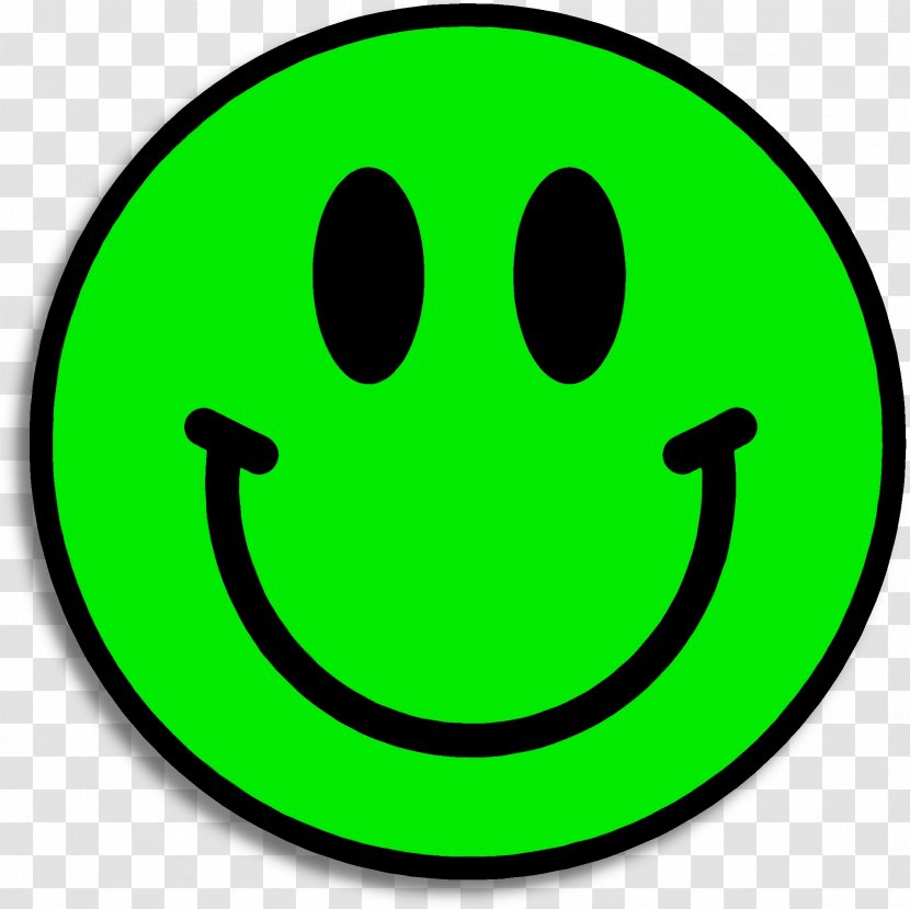 Happy Face Emoji - Green - Sticker Transparent PNG