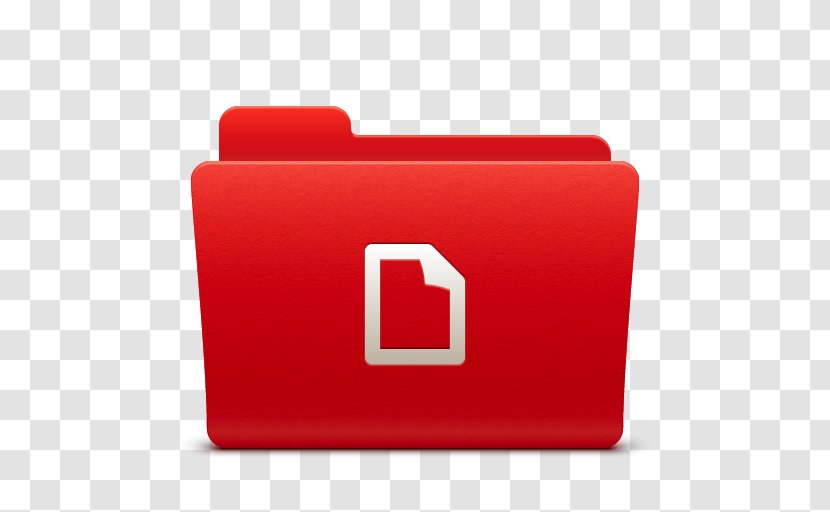 Brand Red Font - Flower - Folder Docs Transparent PNG