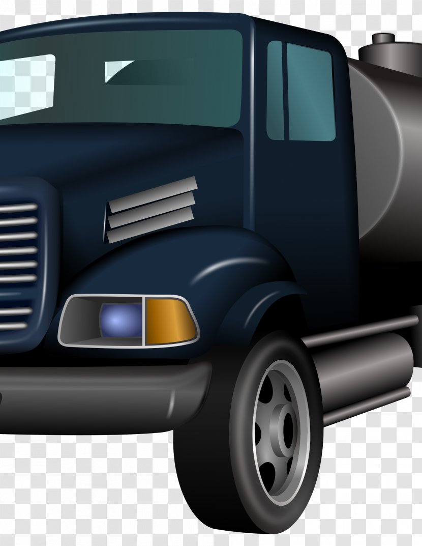 Tank Truck Semi-trailer Clip Art - Gasoline Transparent PNG