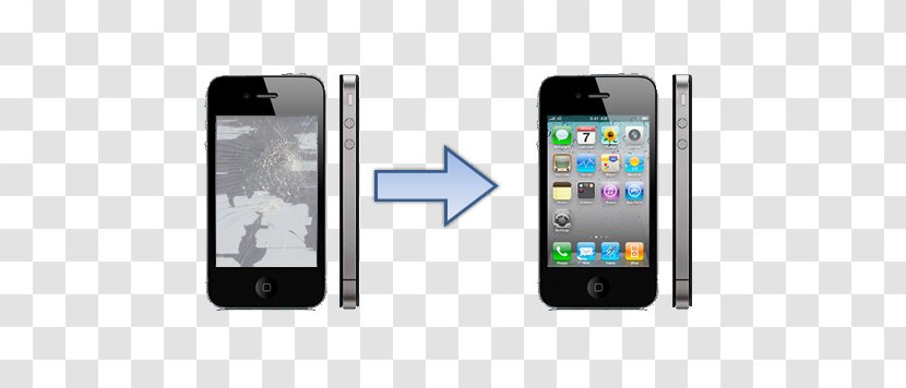 Feature Phone IPhone 4S Smartphone Apple - Mobile Accessories - Iphone In Water Transparent PNG