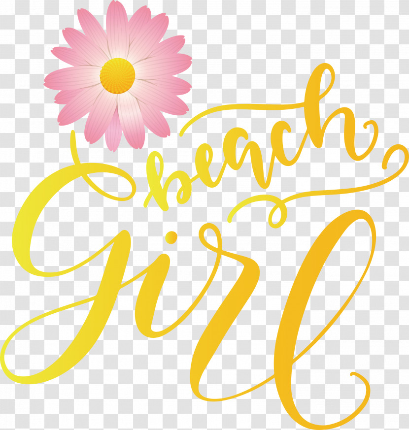 Beach Girl Summer Transparent PNG