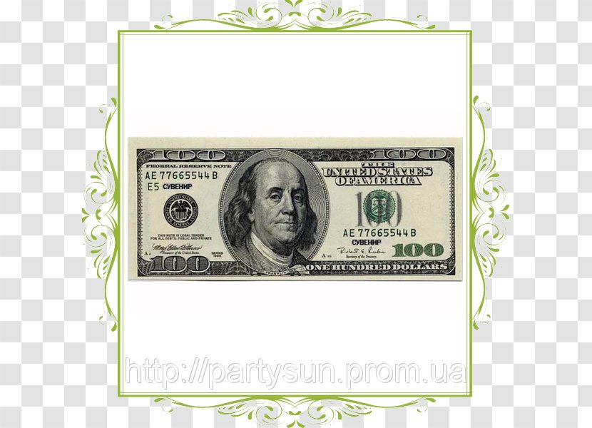 United States One Hundred-dollar Bill Dollar Banknote One-dollar - Credit Card Transparent PNG
