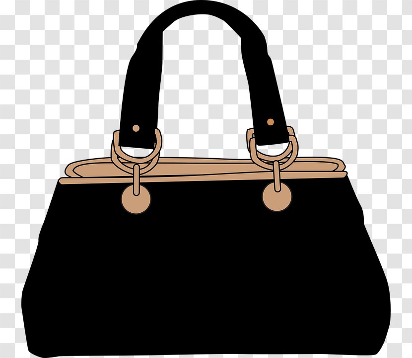 Handbag Clothing Clip Art - Black - Bag Transparent PNG