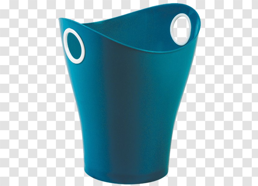 Paper Plastic Basket Bucket - Aqua Transparent PNG