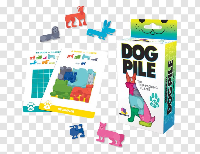 Gamewright GMW8310 Dog Pile Card Game Jigsaw Puzzles Transparent PNG