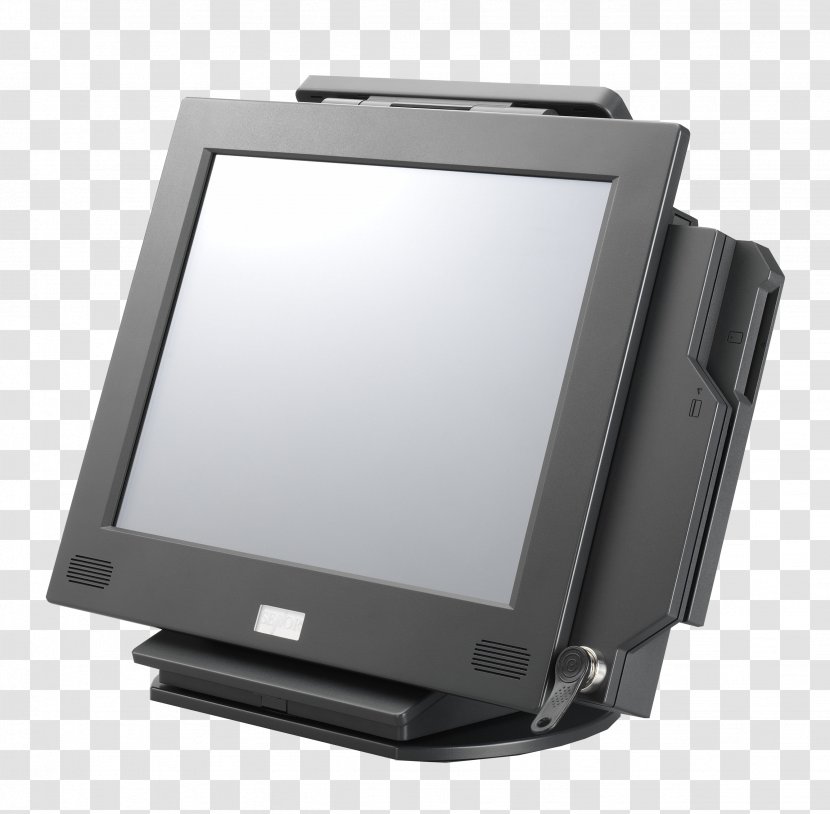 Point Of Sale Computer Cash Register Marketing Business - Monitor Accessory Transparent PNG