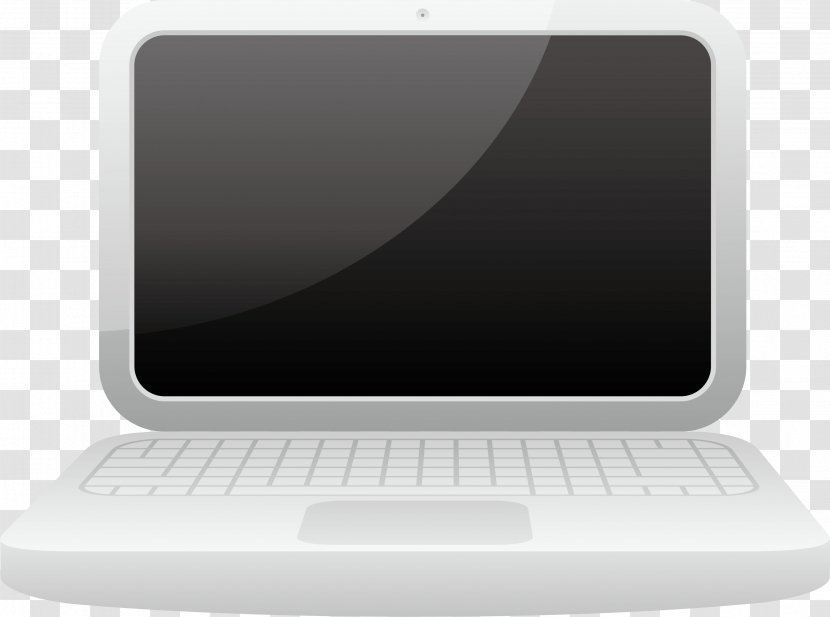 Netbook Laptop Electronics - Computer - Vector Element Transparent PNG