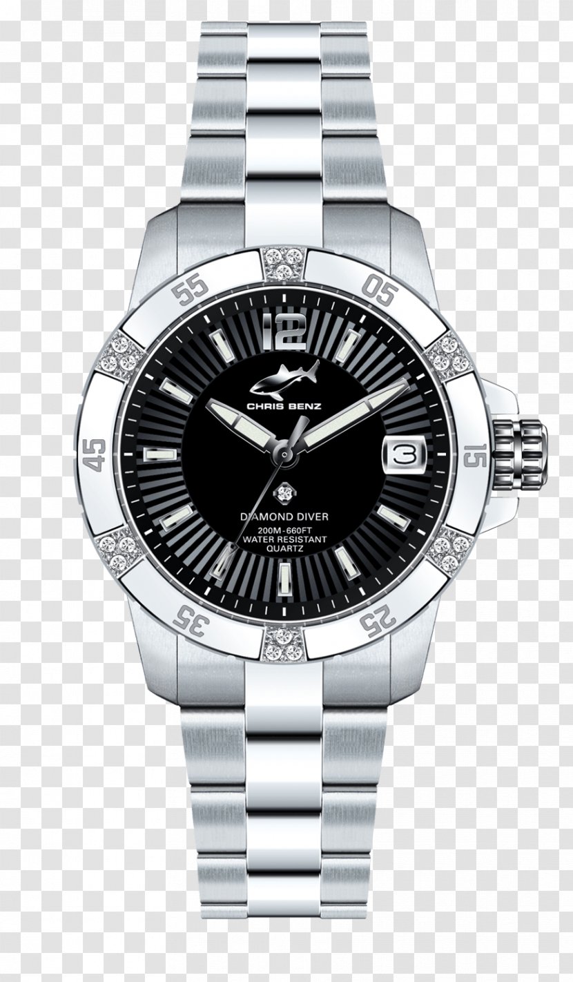 Chronograph Watch Stainless Steel Jewellery - Diving - Diver Transparent PNG