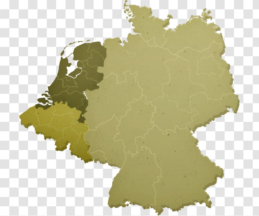 Lower Saxony States Of Germany Map - Royaltyfree - Mud Transparent PNG