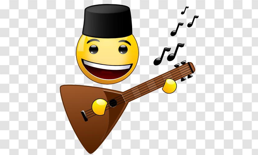 Smiley Emoticon Musical Instruments - Silhouette Transparent PNG