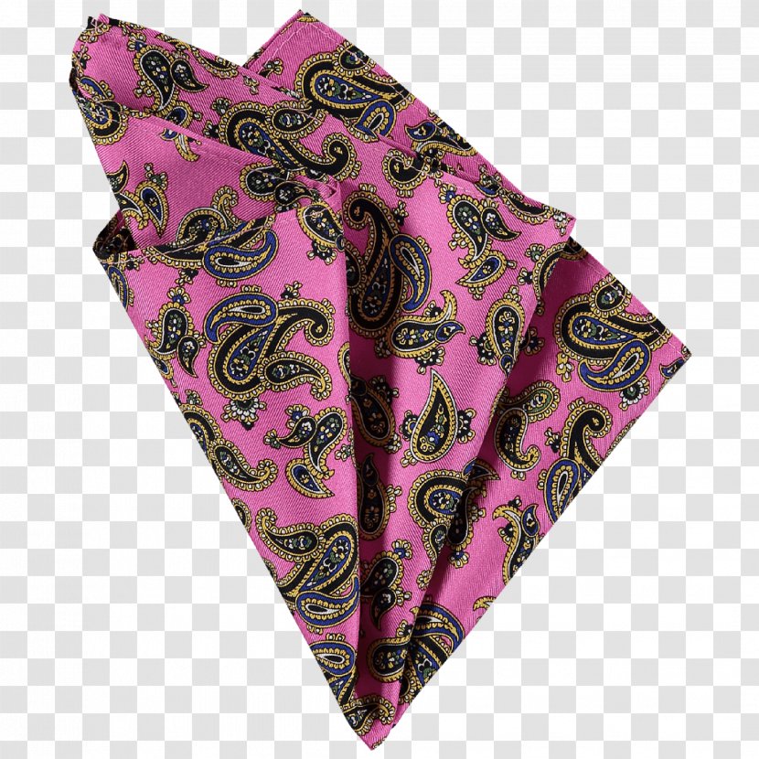 Paisley Einstecktuch Clothing Accessories Square Pocket - Pink - Upscale Men's Border Texture Transparent PNG