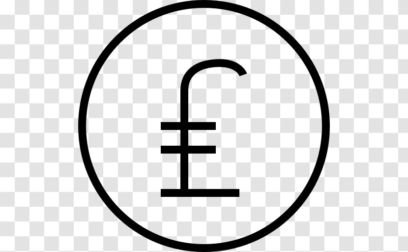 Pound Sterling Currency Symbol Turkish Lira - User - Black And White Transparent PNG