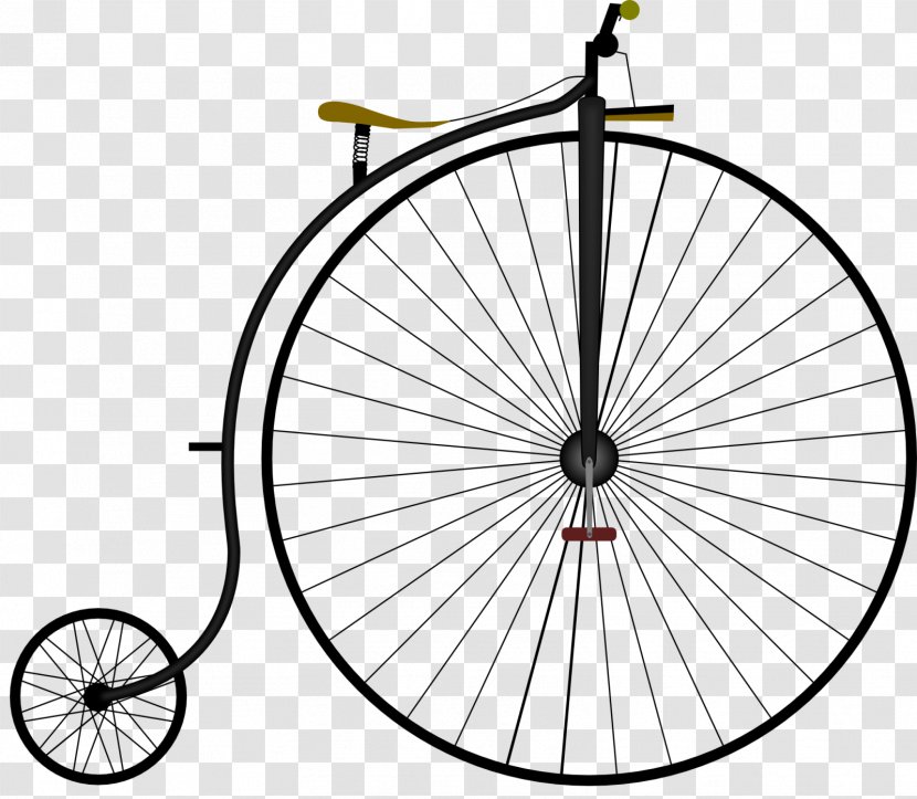 Penny-farthing Bicycle Clip Art - Farthing Transparent PNG