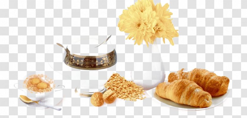 Breakfast Croissant Vegetarian Cuisine Bread - Pastry - Rich Transparent PNG