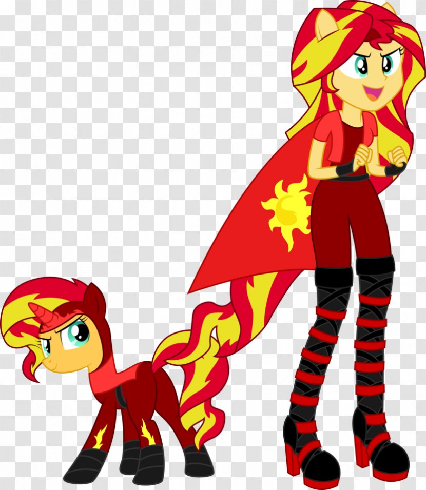 Sunset Shimmer Pony Rainbow Dash Twilight Sparkle Pinkie Pie - Fictional Character Transparent PNG