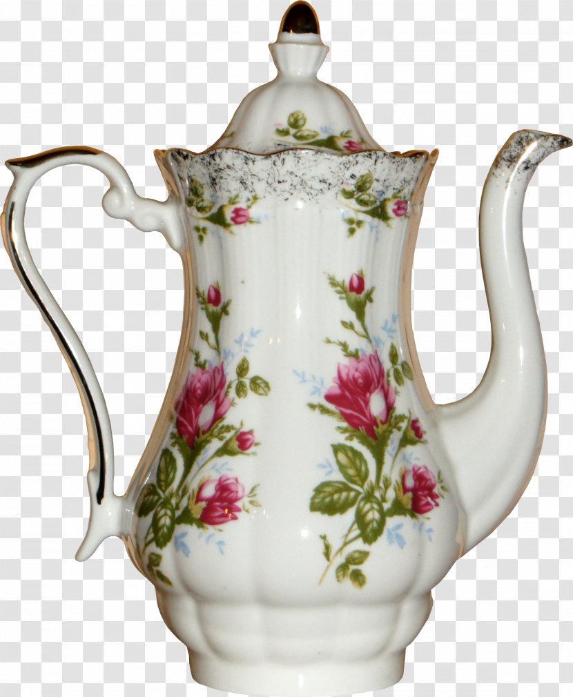 Jug Porcelain Teapot Kettle - Kitchenware Transparent PNG