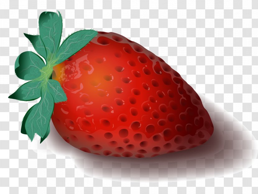 Vector Graphics Clip Art Illustration Image - Strawberry Transparent PNG
