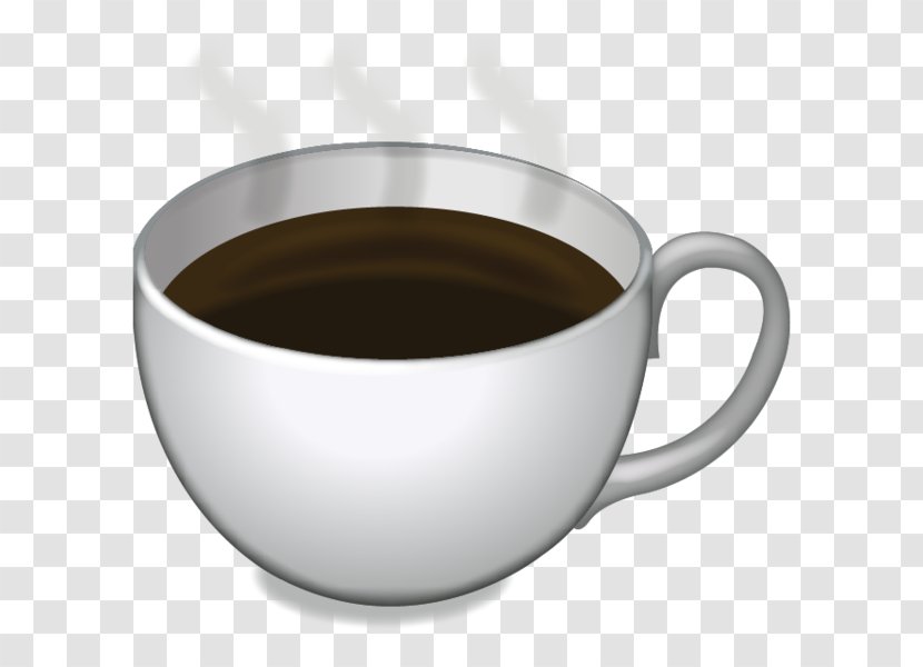 Coffee Latte Emoji Cafe Caffeinated Drink - Smiley - Coffe Transparent PNG
