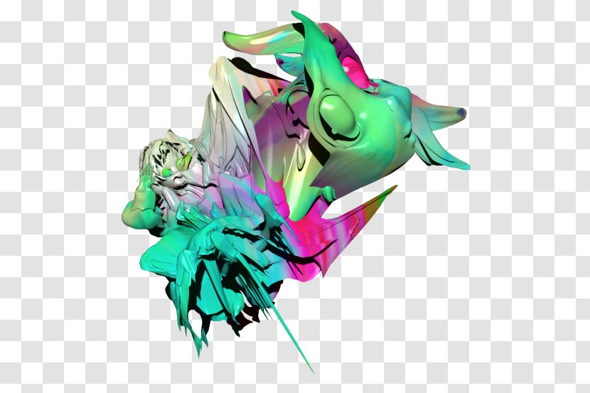 Illustration Graphics Green Organism Legendary Creature - Pink - Shark Fan Art Transparent PNG