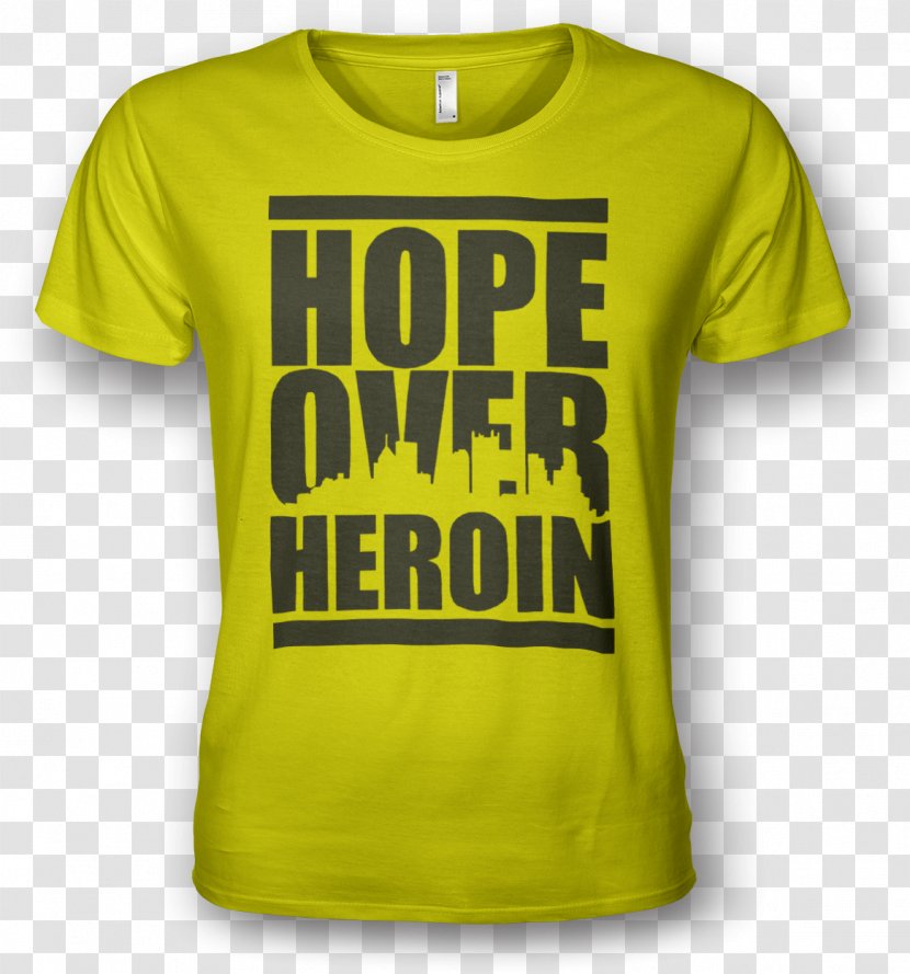 Hope Over Heroin T-shirt Opioid Use Disorder Addiction Transparent PNG