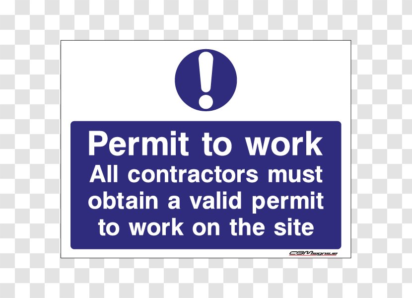 Permit To Work Hot Occupational Safety And Health Construction Site - Coshh Transparent PNG